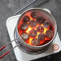 14Cm Versatile Charcoal Lighting Basket for Indoor Outdoor Grilling Fast Ignition Even Cooking Portable Camping Charcoal Burning
