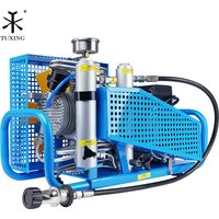 TUXING 300Bar 4500psi PCP Air Compressor Four-stage High Pressure Compressor for Diving Scuba Snorkeling Fire Fighting 100L/min