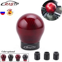 RASTP-Carbon Fiber Aluminum Gear Shift Knob Manual/Automatic Shifter Lever Handle for Honda for VW for BMW for Toyota RS-SFN065