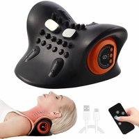 Electric Portable Multi-Functional Heated Neck Shoulder Massager Pillow 3 Modes Cervical Traction Device Neck Massage Pillows
