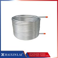 1/2"OD Tubing 304SS 50ft(15.2M) Heat Exchange Recirculating Mash System(HERMS) Coil 12" Diameter Hot Liquor Tank Chiller