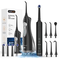Mornwell Electric Toothbrush with Water Flosser Combo: Portable Oral Clean Kit for Teeth Brushing & Flossing,for Multiple Users