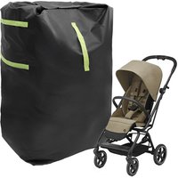 Large Stroller Cover Bag for Air Train Travel 420D Oxford Cloth Waterproof Gate Check Stroller Storage Bag with Adjustable Strap