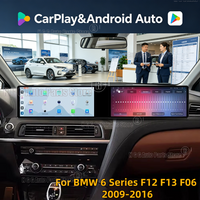 24.6inch Car Radio Dual Screen For BMW 6 Series F12 F13 F06 2009-2016 Android Auto Carplay GPS Navi Co-pilot Passenger Stereo