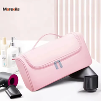 Hair Dryer Storage Bag Waterproof Travel Organizer Case with Hanging Hook Large Capacity Pouch Women's Travel Essential