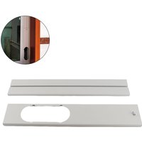 2PCS Window Sealing Plate Made of Lightweight Easy To Install Remove Universal Mobile Air Conditioner Adjustable Splint Baffle