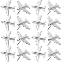 12pcs Airplane Pushpin Pin Soft Wooden Board Photo Bulletin Board Push Pin Photos Wall Maps Decorative Pushpins Thumb Tacks