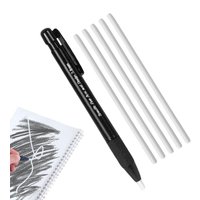 Retractable Eraser Pen Eraser Stick Mechanical Erasing Pencil 3.8mm Thin Tip With 5 Refills For Artists Drafting Drawing Work