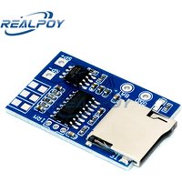 1PCS GPD2846A TF Card MP3 Decoder Board 2W Amplifier Module for Arduino GM Power Supply Module