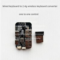 Wired Keyboard to Wireless 2.4g Keyboard Converter Simultaneously Control Multiple Computers and Mobile Phones