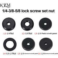 Camera Screw 1/4 3/8 5/8 Inch Nut Photography Acc Hot Shoe Seat Lock Knob Flash Stand Mount Adapter For Dslr Tripod Selfie Stick