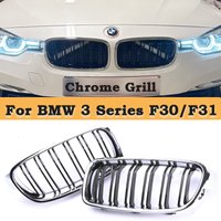 Gloss Black Chrome M Color Grille ABS Kidney OE Grill For BMW 3 Series F30 F31 F35 2012-2019 320i 328i 330i 340i Accessories image 4