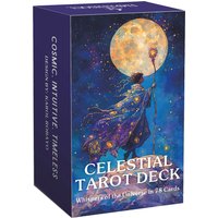 Celestial Tarot Deck, English Guidebook, Card Game, Divination and Meditation Tool, Wisdom of Traditional Tarot, 78 Cards