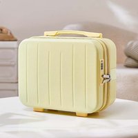 Hot Sales 14 inch Mini Travel Suitcase Cosmetic Box Hand Luggage Organizer Makeup Case Small Password Box Boarding Case