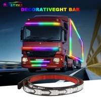12V-24V Truck Tailgate Running Drving Light Colorful LED Car Rear Warning Light Turn Signal Brake Reverse Backup Tail Lamp Strip