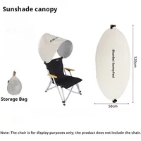 Outdoor Beach Chair Shelter Mini Folding Sunshade Lightweight Camping Shelter Portable Equipment Shade Camping Accessories