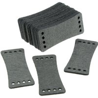 20/10/5 Pcs Slingshot Non-slip Pocket for Flat Rubber Band PU leather Outdoor Hunting Shooting Accessories 75mmX25mmX30mm