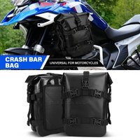 Waterproof Motorcycle Dry Bag Crash Bar Frame Bag For BMW Honda Universal Engine Guard Bumper Bag Roll-top Storage Pouch