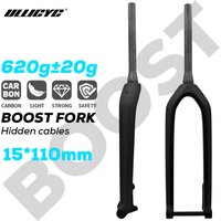 AliExpress ULLICYC MTB Thru Axle Boost Fork 15*110mm Full Carbon Fiber Bike Front 26