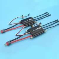 Flycolor 50/70/90/120/150A RC Boat Water-cooled Brushless Waterproof two-way ESC+Banana Plug For 2-6S Lipo BEC 5.5V/5A