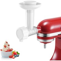 rozen Fruit Ice Cream Maker Attachment for Kitchenaid & Cuisinart Stand Mixers, Dairy-Free Soft Serve Sorbet Gelato Maker