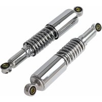 1 Pair Chrome Motorcycle Rear Shock Absorbers Suspension Spring Replacement For Yamaha Honda Suzuki Modified Shock Absorber Kit