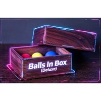 Balls In Box (Deluxe) By Lu Chen Gimmick Stage Magic Illusions Magic Props Party Magic Show,Creative Magia Tricks Magician Toys