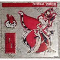 Anime Hazbin Hotel Vox Velvette Alastor Cosplay Acrylic Full Page Figure Stand Cartoon Standing Sign Keychain Pendant Adorn Gift