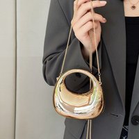 Mini Women Evening Bag Luxury Designer Purses and Handbags Funny Shape Party Wedding Shoulder Bags Acrylic Shiny Purse Clutch