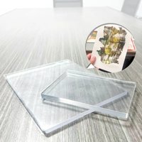 New Transparent Gel Printing Plate Silicone Gel Press Monoprinting Gel Plate Reusable Gel Arts Clear Plate Printmaking Supplies