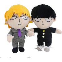27CM Kawaii Anime Mob Reigen Plush Doll Kageyama Shigeo Plushie Toy Omori Stuffed Pillow Birthday Gifts Xmas Decor For Kids Fans
