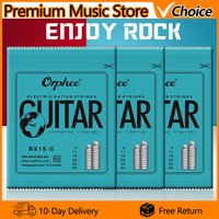 Orphee Electric Guitar Strings RX15C Rainbow Colorful Multi Color Electric Guitar Strings Premium Guitar Accessories Parts