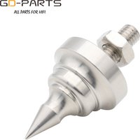 30mm*60mm Stainless Steel Speaker Isolation Spike Feet Stand Damper Cone M8 Thread For Hifi Audio Turntable Recorder Monitor AMP
