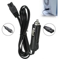 2-Pin DC 12V Lead Cable Plug Wire Charger For Car Cooler Cool Box Mini Fridge Car Refrigerator Cigarette Lighter