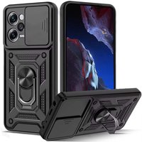 Case For Redmi Note 11 12 13 Pro +/Note 11 12 13 11s 12s 10C 12C 13C Slide Camera Protector 360 Ring Armor PC Hard Cover