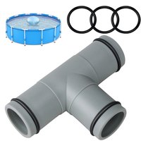 Pool Hose Connector 32mm T Shaped Swimming Pool Filter Pump Pipe Joint Universal Pool Accessories 1.25in Pipe Connector