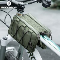 ROCKBROS Bike Bag Top Tube Bag Floating Installation Method Cycling Saddlebags Bicycle Pannier Bag Large Capacity Equipment