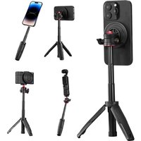 Magnetic Phone Holder Tripod with MagSafe Mini Extendable Selfie Stick With Ball Head for iPhone 17 16 15 14 13 HUAWEI Samsung