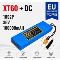 36V 10S2P Lithium-Akku 100000mAh Ersatz-Akkupack für 500W Elektroroller Lithium-Akku für Elektroroller