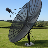C Band Heavy Duty Aluminum Mesh Dish Antenna Wind Resistant Satellite Receiver for Outdoor Home TV Use