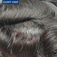 OS106 Special Discount Male Thin Skin Hair Toupee 100% Density Real Human Hair Prosthesis Hair Loss Replacement Special Offer