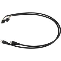 (2-Pack) 50CM 5 Pin Motherboard Female Header To Micro-USB Male Adapter Dupont Extender Cable (5Pin/Micro-USB)