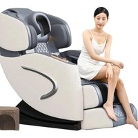 Luxury Zero Gravity Massage Chair with Full Body Shiatsu & Heat, Electric Foot Roller | Portable Design for Home Spa