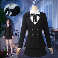 Elegant Love & Mysterious Deep Space-Inspired COS Server Master Outfit, Meticulously Crafted for Qimeng Same Game Anime Enthusia