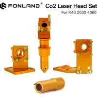 FONLAND CO2-Laserkopf-Set der K-Serie, neuer Stil, D12, 20 mm, FL25,4, 50,8 mm Objektiv für 2030 4060 K40 Lasergravur-Schneidemaschine