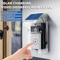 Waterproof Wireless Doorbells Solar Charge Cover Digital Door Peepholes Wifi Security Camera Intercom Video Smart Ring Door Bell