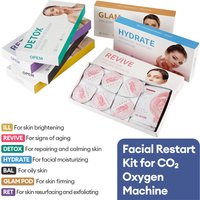 CO2 Pod Kit For Bubble Facial Beauty Machine Bubble Spa Capsule Serum Gel Facial CO2 Capsule Gels Facial SPA Beauty Restart Kit