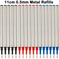 3/20 PCS Metal Refills 0.5mm for Roller Ballpoint Pen Business Pen Ball Pen Refills 11cm Length Office School Supply Stationery