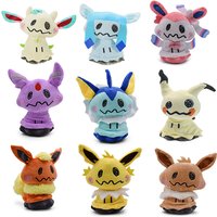 Mimikyu Cos Plush Toys Umbreon Eevee Sylveon Espeon Vaporeon Leafeon Anime Stuffed Cartoon Peluche Doll