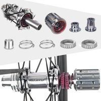 AliExpress RUJIXU Ultra-light 1100g 700C 60T ratchet Carbon Spoke Road Bike Wheelset Ceramic Bearings Wheel Road Bike Cycling Disc Rim Aero Part